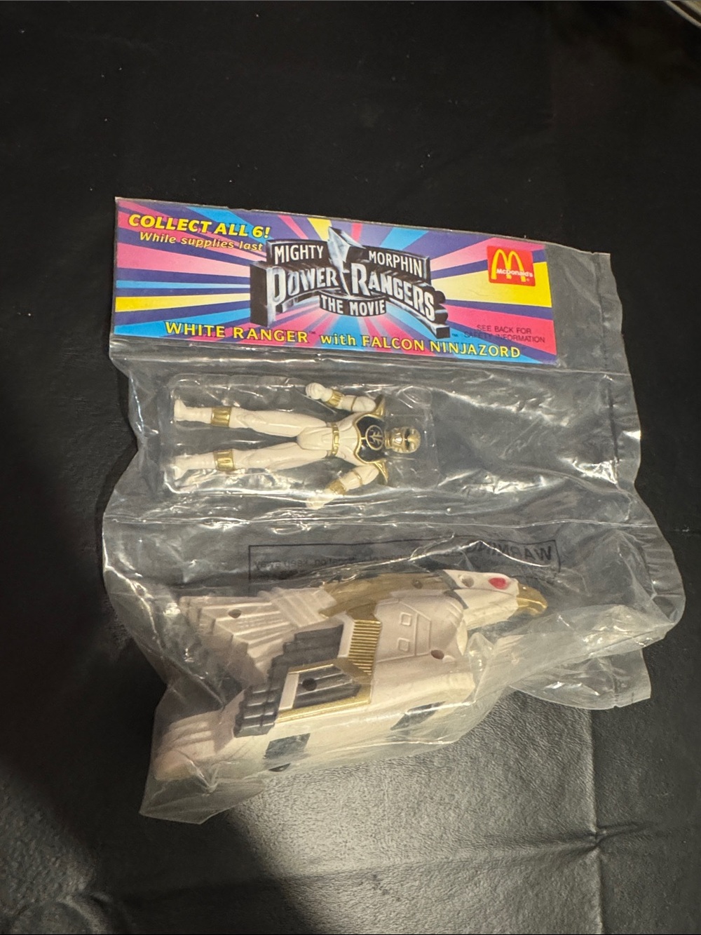 Mcdonalds toy white power ranger